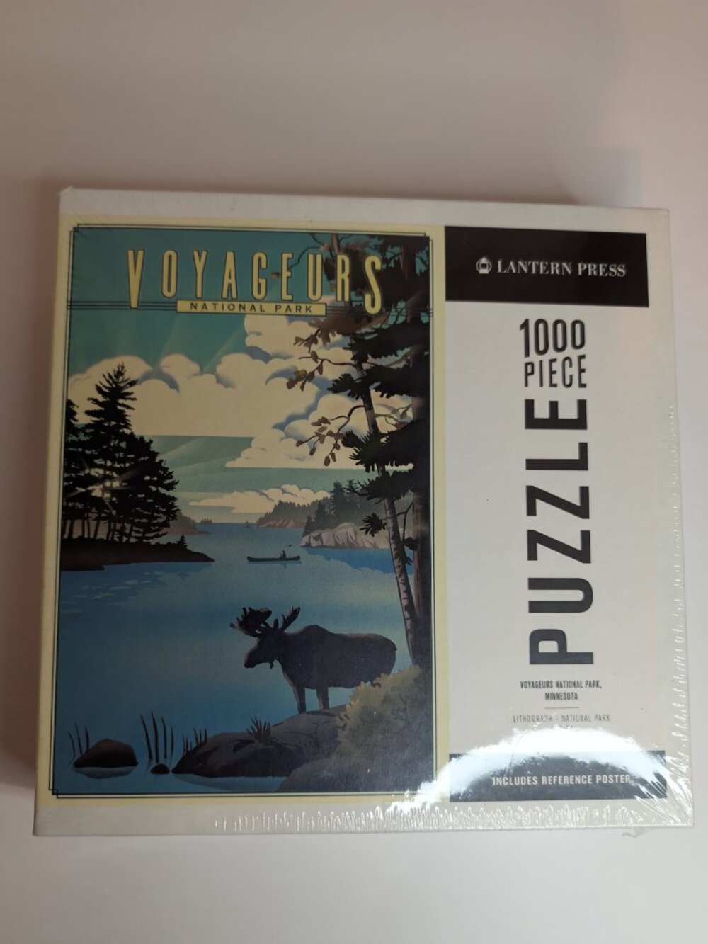 Puzzle 1000 Piece Voyagers National Park Minnesota Lantern Press Poster Included